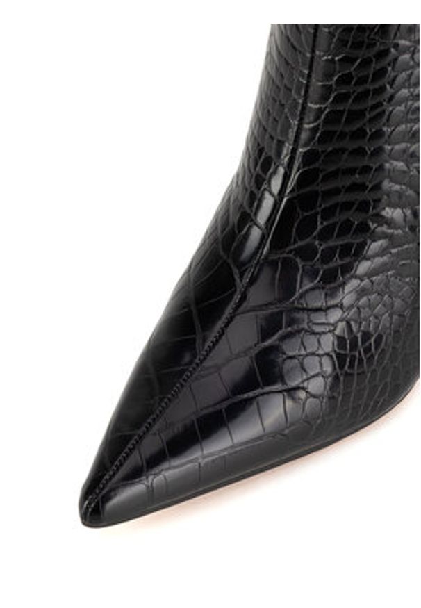 Nine West Botki BYCCC04 Czarny. Kolor: czarny. Materiał: materiał, syntetyk