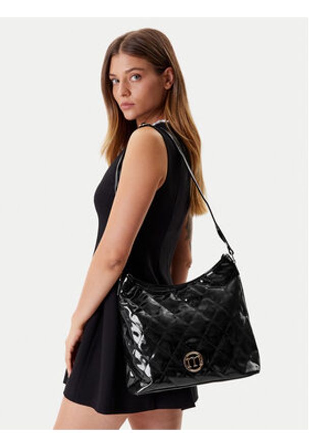 Monnari Torebka TORIMP0-24Z-BAG4070-KM20D000 Czarny. Kolor: czarny. Materiał: skórzane