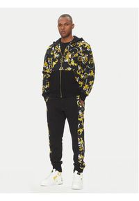 Versace Jeans Couture Spodnie dresowe 78GAA3C0 Czarny Regular Fit. Kolor: czarny. Materiał: bawełna #4