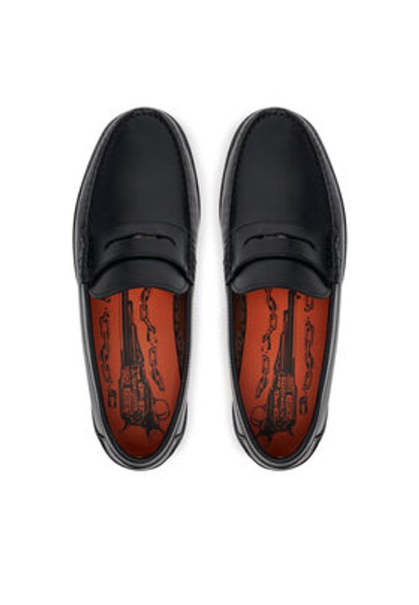 Naked Wolfe Mokasyny Riviera Czarny. Kolor: czarny. Materiał: skóra