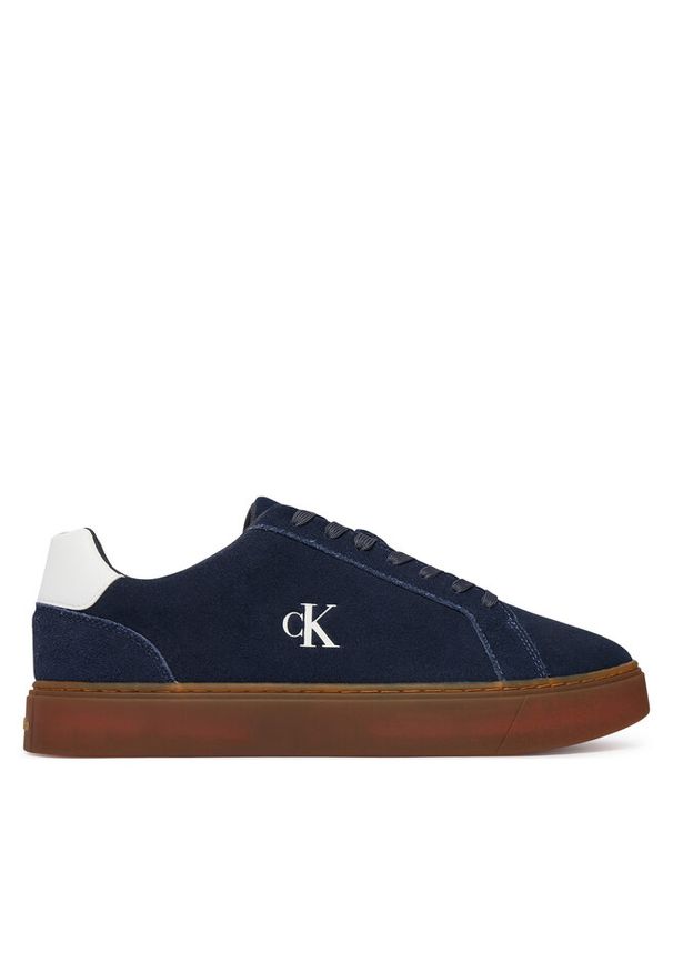 Sneakersy Calvin Klein. Kolor: niebieski