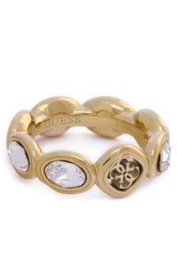 Guess Pierścionek JUBR05 573JW Złoty. Materiał: metalowe. Kolor: złoty