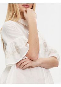 Iconique Sukienka letnia Sandra IC24-015 Biały Regular Fit. Kolor: biały. Materiał: bawełna. Sezon: lato #5