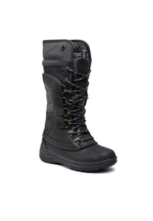 CMP Śniegowce Thalo Wmn Snow Boot Wp 30Q4616 Czarny. Kolor: czarny. Materiał: skóra