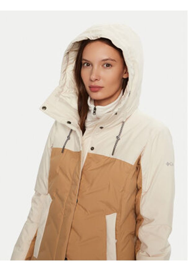 columbia - Columbia Parka Mountain Croo™ III 2085051 Beżowy Regular Fit. Kolor: beżowy. Materiał: syntetyk