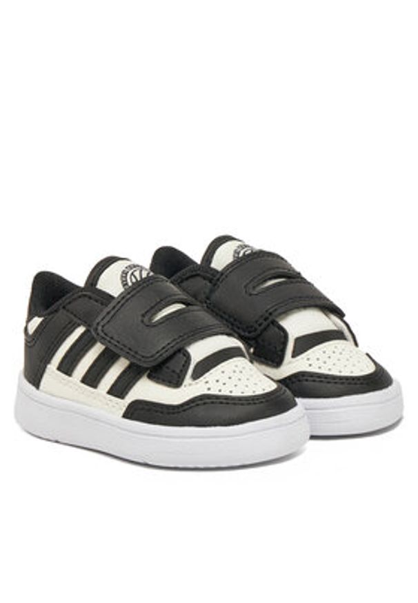 Adidas - adidas Sneakersy Rapid Court JS3546 Czarny. Kolor: czarny. Materiał: skóra