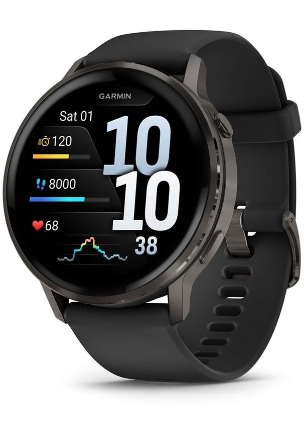 GARMIN - Garmin Venu 4 Smartwatch 45mm schwarz/schiefergrau. Rodzaj zegarka: smartwatch