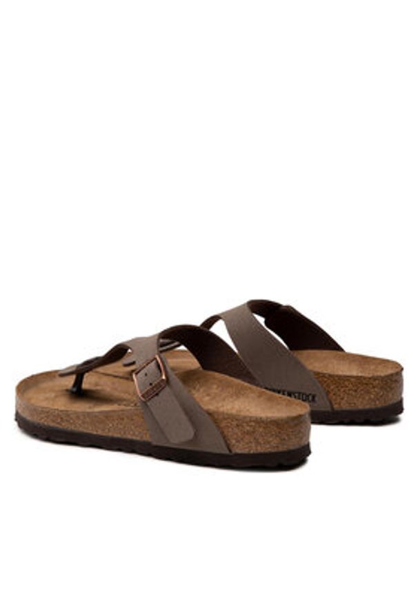Birkenstock Japonki Gizeh 0043751 Brązowy. Kolor: brązowy. Materiał: syntetyk