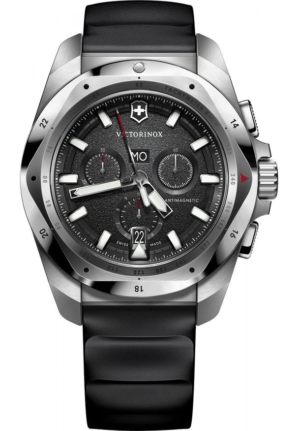 VICTORINOX - Zegarek Victorinox Zegarek męski Victorinox 241983 czarny. Kolor: czarny