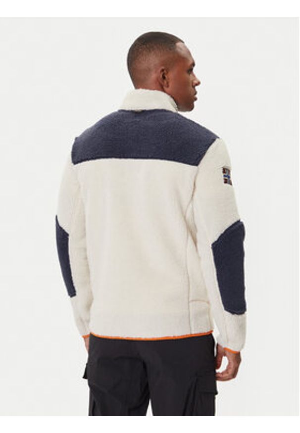 Napapijri Polar Yupik NP0A4GNT Beżowy Regular Fit. Kolor: beżowy. Materiał: syntetyk