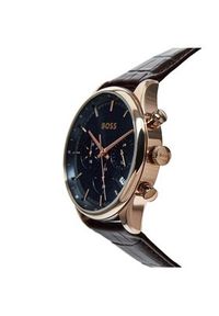 BOSS - Boss Zegarek Gregor 1514050 Brązowy. Kolor: brązowy