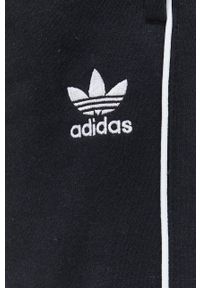 adidas Originals spodnie dresowe bawełniane męskie kolor czarny gładkie. Kolor: czarny. Materiał: bawełna, dresówka. Wzór: gładki #2