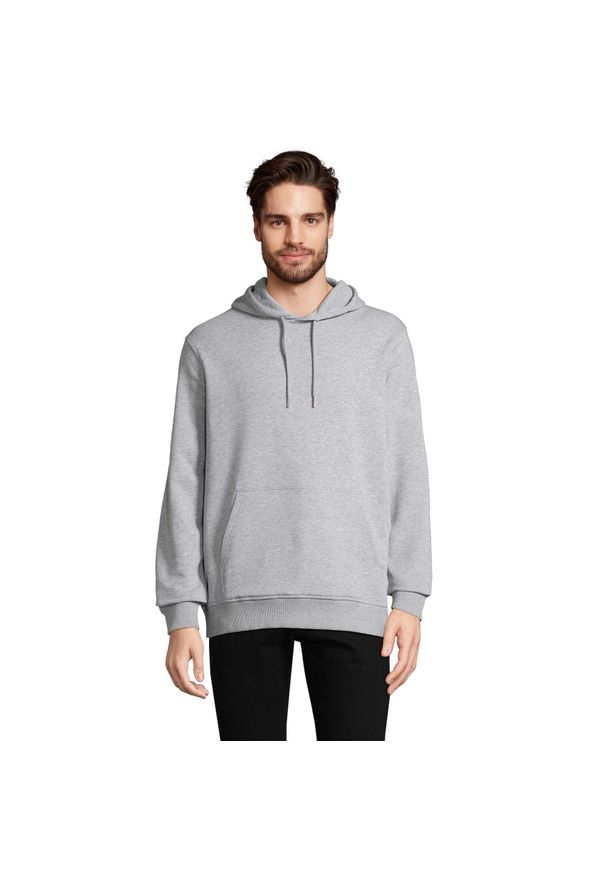 SOL'S - Męska Bluza Z Kapturem Constellation. Typ kołnierza: kaptur. Kolor: szary