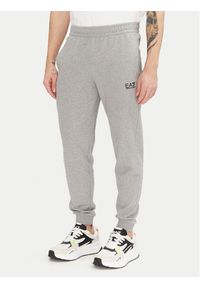 EA7 Emporio Armani Spodnie dresowe 8NPP66 PJVRZ 3905 Szary Slim Fit. Kolor: szary. Materiał: bawełna
