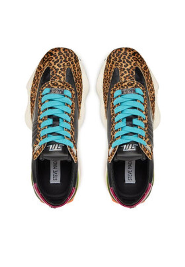 Steve Madden Sneakersy Setback SM11003600 Brązowy. Kolor: brązowy. Materiał: materiał