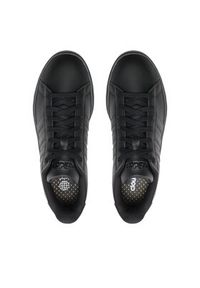 Adidas - adidas Sneakersy Grand Court Cloudfoam GW9198 Czarny. Kolor: czarny. Materiał: skóra. Model: Adidas Cloudfoam #5