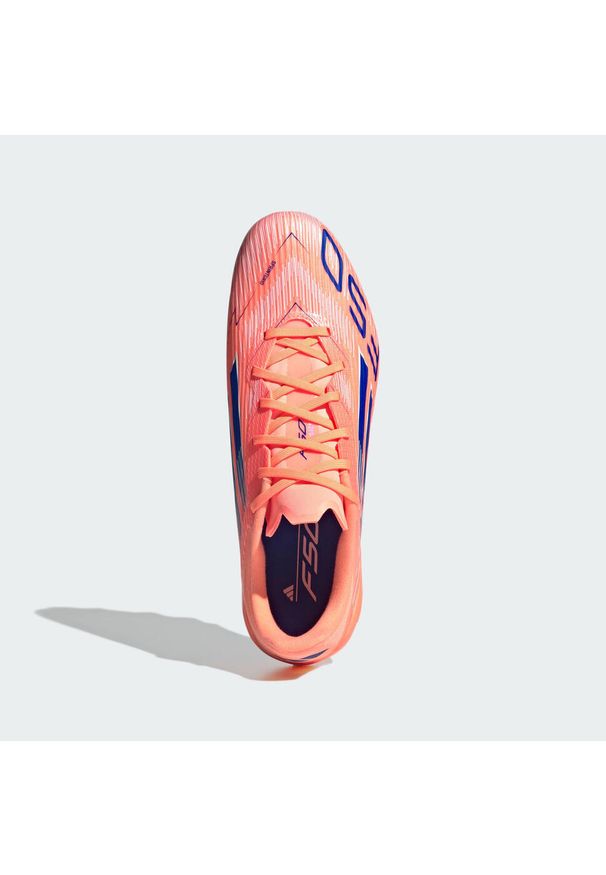 Adidas - Buty F50 League 2G/3G Artificial Grass. Kolor: niebieski, pomarańczowy, biały, wielokolorowy. Sport: piłka nożna