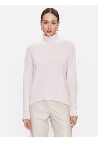 Max Mara Leisure Golf Fornovo 33661726 Różowy Regular Fit. Typ kołnierza: golf. Kolor: różowy. Materiał: wełna