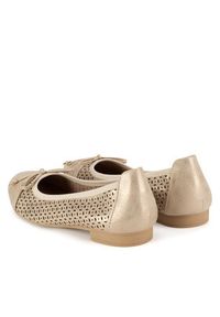 Clara Barson Baleriny WS2055-15 Złoty. Kolor: złoty. Materiał: materiał, syntetyk #4