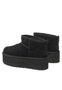 Ugg Śniegowce W Classic Ultra Mini Platform 1135092 Czarny. Kolor: czarny. Materiał: skóra. Obcas: na platformie #4
