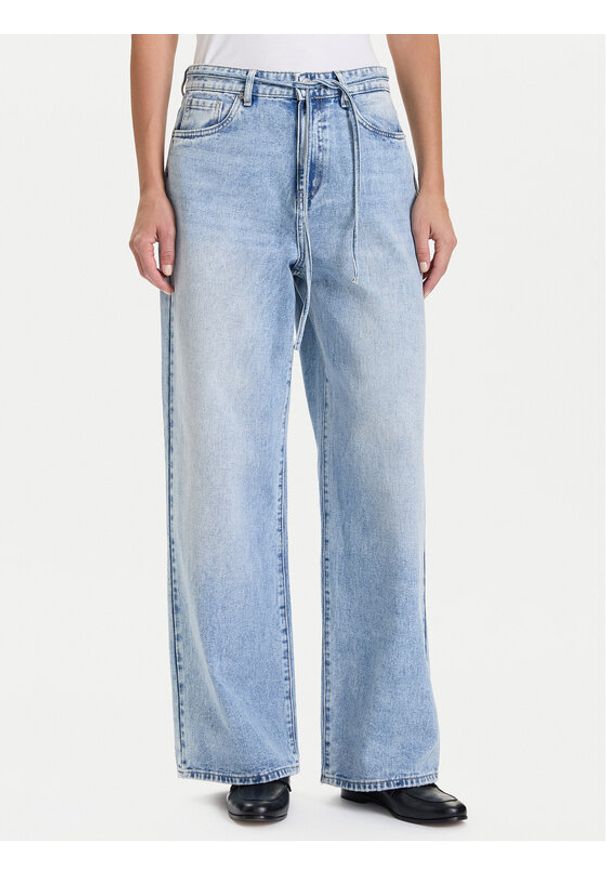 Vero Moda Jeansy Wien 10338133 Niebieski Wide Leg. Kolor: niebieski