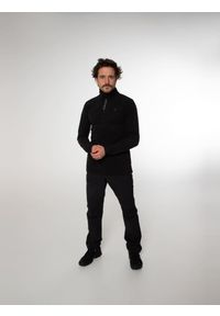Bluza męska Protest PERFECTO, z krótkim zamkiem. Kolor: czarny. Długość: krótkie. Sezon: zima. Sport: narciarstwo