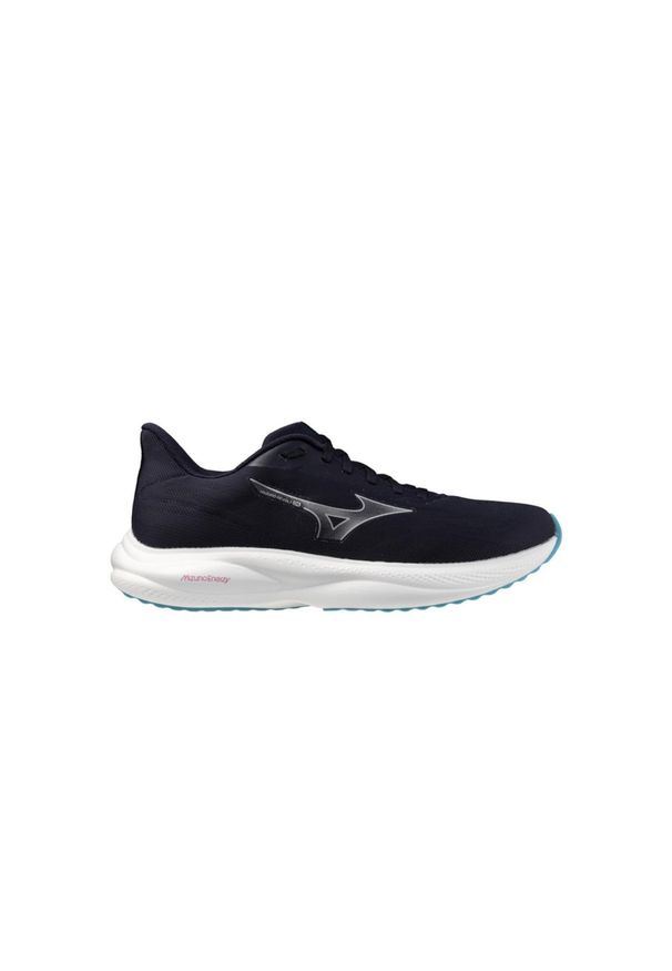 Buty do biegania męskie Mizuno Revolt 4 baritone blue/silver/capri bre. Kolor: czarny