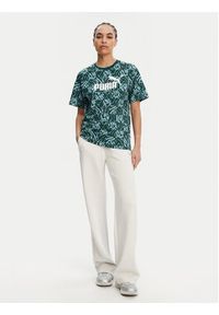 Puma T-Shirt Ess Graphic 685070 Zielony Loose Fit. Kolor: zielony. Materiał: bawełna