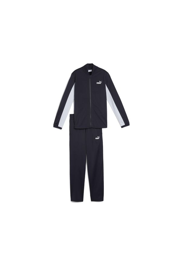 Puma - Młodzieżowy dres Poly Baseball PUMA New Navy Blue. Okazja: na uczelnię. Kolor: niebieski. Materiał: dresówka. Styl: młodzieżowy