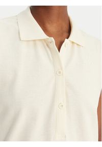 Kappa Sukienka codzienna Ivanka 332D7MW Écru Regular Fit. Okazja: na co dzień. Materiał: bawełna. Typ sukienki: proste. Styl: casual #5