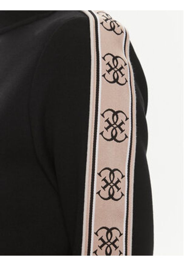 Guess Bluza V3RQ12 KB3P2 Czarny Regular Fit. Kolor: czarny. Materiał: bawełna, syntetyk
