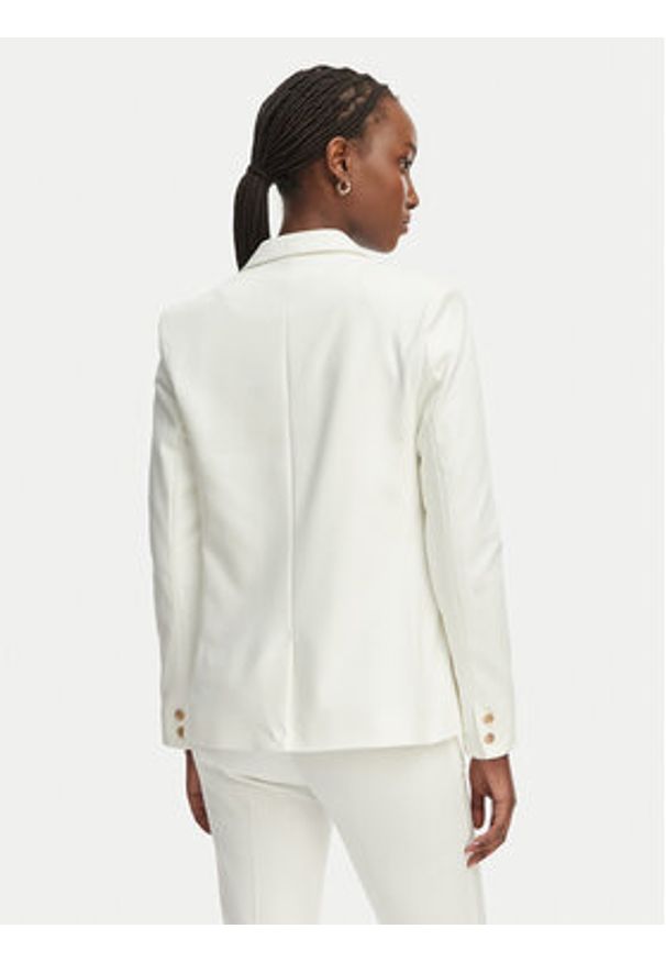 Morgan Marynarka 222-VLIME.F Biały Regular Fit. Kolor: biały. Materiał: syntetyk, bawełna