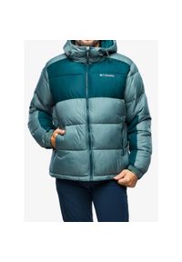 columbia - Kurtka zimowa męska Columbia Pike Lake II Hooded Jacket. Kolor: zielony. Sezon: zima