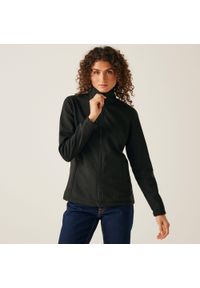 Regatta - Damska kurtka softshell Ablaze z nadrukiem. Kolor: niebieski. Materiał: softshell. Wzór: nadruk. Sezon: zima, jesień. Sport: turystyka piesza #1