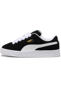 Buty do chodzenia męskie Puma Suede Xl. Zapięcie: sznurówki. Kolor: biały, czarny, wielokolorowy. Materiał: zamsz, materiał. Szerokość cholewki: normalna. Model: Puma Suede. Sport: turystyka piesza