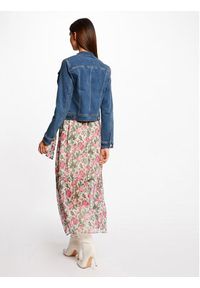Morgan Kurtka jeansowa 231-VPOMI Niebieski Regular Fit. Kolor: niebieski. Materiał: jeans, bawełna #4