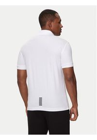EA7 Emporio Armani Polo 8NPF14 PJVQZ 1100 Biały Regular Fit. Typ kołnierza: polo. Kolor: biały. Materiał: bawełna #5