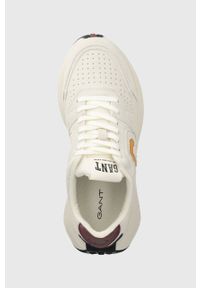 GANT - Gant sneakersy zamszowe Ronder kolor szary 27633227.G277. Nosek buta: okrągły. Kolor: szary. Materiał: zamsz #4