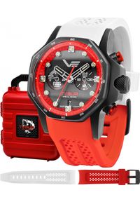 Zegarek Vostok Europe Zegarek męski VK64-640C470 czerwony. Kolor: czerwony #1