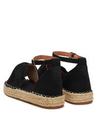 DeeZee Espadryle 8-807-1 Czarny. Kolor: czarny. Materiał: materiał #7