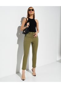 Ralph Lauren - RALPH LAUREN - Ciemnozielone spodnie typu Chino. Okazja: na co dzień. Kolor: zielony. Materiał: materiał. Styl: casual #5