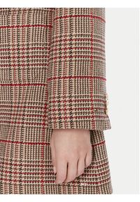 TOMMY HILFIGER - Tommy Hilfiger Marynarka WW0WW46752 Beżowy Regular Fit. Kolor: beżowy. Materiał: syntetyk #5