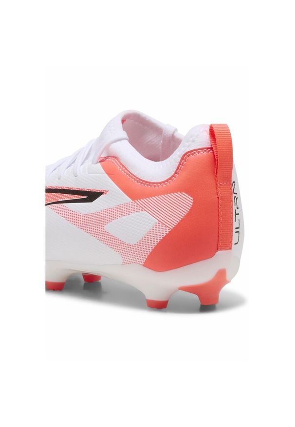 Buty Piłkarskie Puma Ultra 5 Match Fg/Ag Jr Dzieci. Kolor: biały, czerwony, wielokolorowy, czarny. Sport: piłka nożna