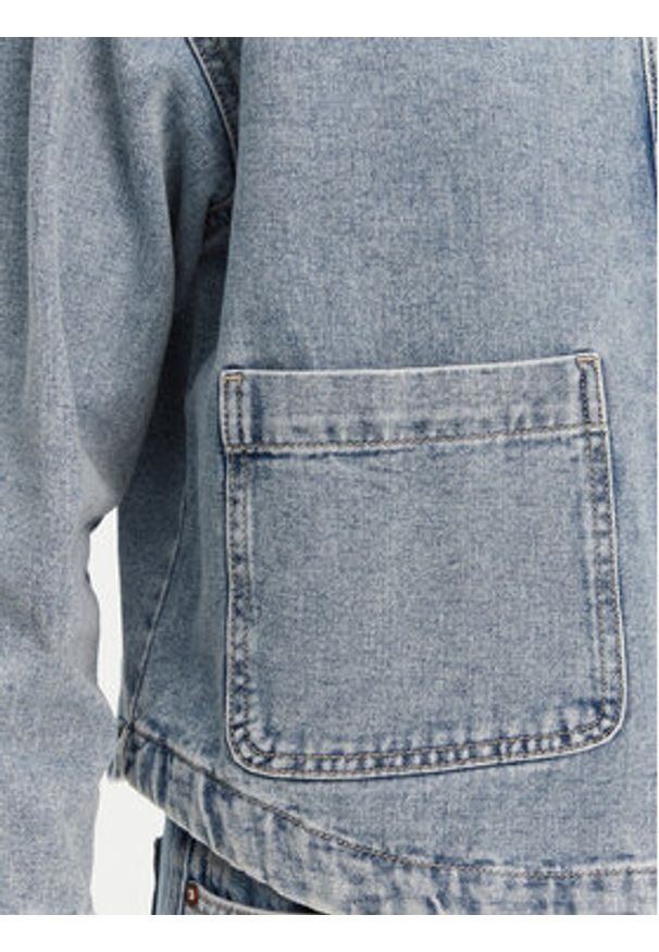 Vero Moda Koszula jeansowa Jamie 10331693 Niebieski Relaxed Fit. Kolor: niebieski. Materiał: bawełna