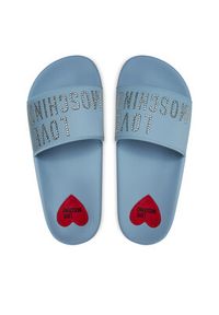 Love Moschino - LOVE MOSCHINO Klapki JA28122G1II13712 Niebieski. Kolor: niebieski