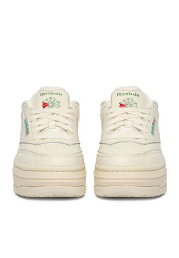 Reebok Sneakersy EO-CLUB C EXTRA 100010060 Écru. Kolor: kremowy. Materiał: skóra. Model: Reebok Club