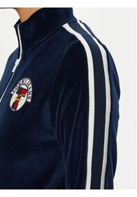 Tommy Jeans Bluza Velvet DW0DW20565 Granatowy Slim Fit. Kolor: niebieski. Materiał: bawełna