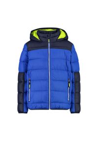 Kurtka puchowa z kapturem 3M™ Thinsulate™ dla dzieci CMP. Typ kołnierza: kaptur. Kolor: niebieski. Materiał: puch. Technologia: Thinsulate #1