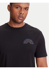 United Colors of Benetton - United Colors Of Benetton T-Shirt 3I1XU1096 Czarny Regular Fit. Kolor: czarny. Materiał: bawełna #4