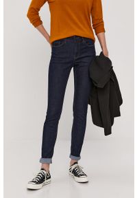 Vero Moda Jeansy damskie medium waist. Kolor: niebieski #1